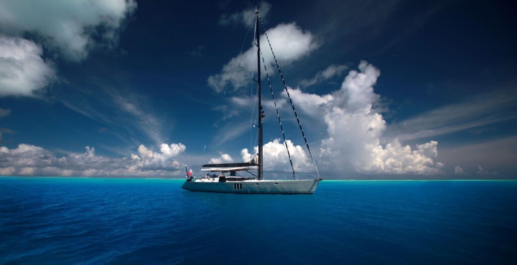 Inset image: Super yacht